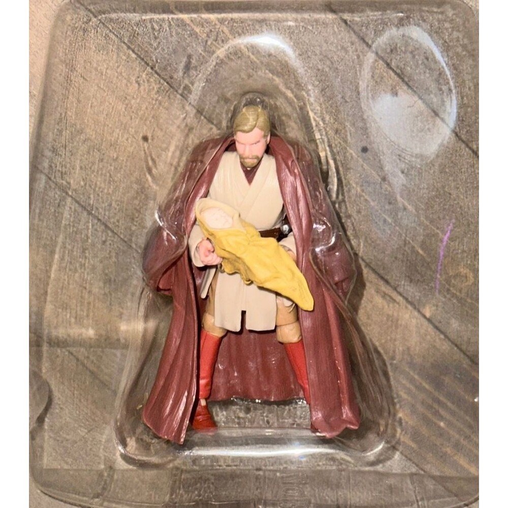 Star Wars Loose  Obi-Wan Kenobi with Baby Luke Skywalker ROTS Figure Twins